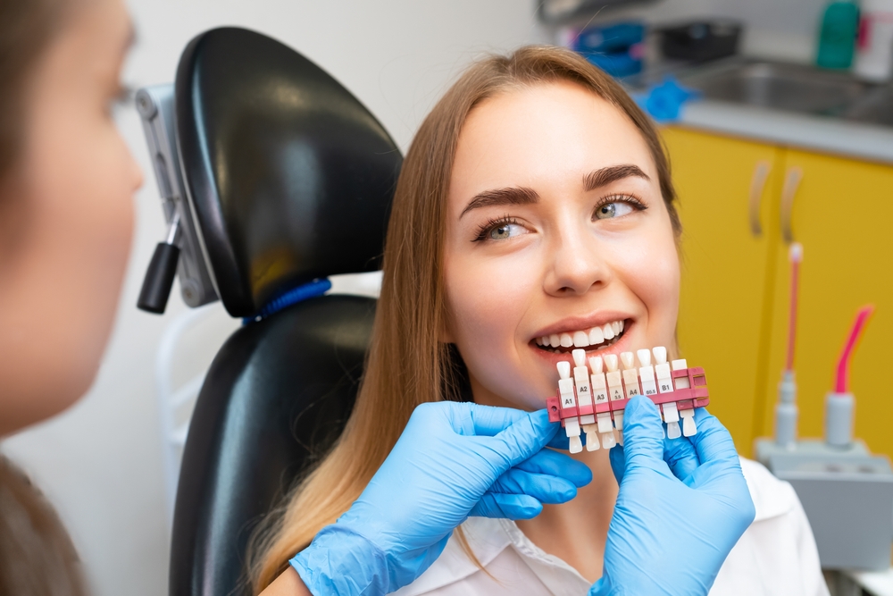 Dr. Chiara Combs, DDS smiling in dental office – Ideal Smiles Family Dentistry